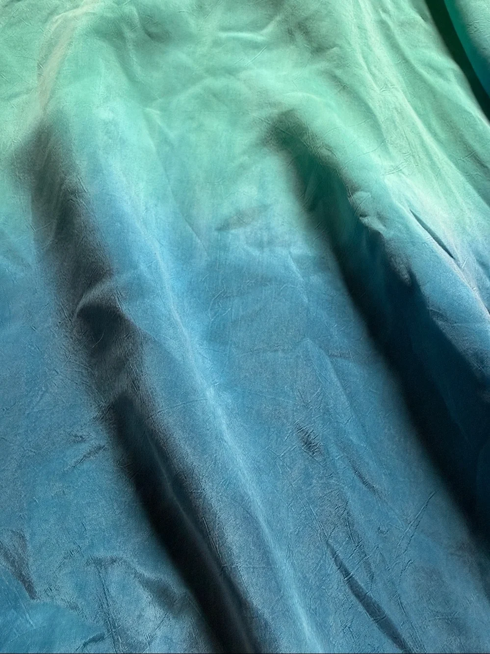 C&C California Teal to Navy Ombre Scoop Neck Tunic